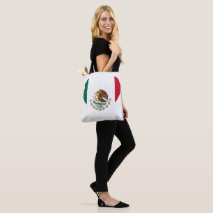 Mexican flag tote bag