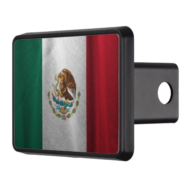 Mexican Flag Trailer Hitch Cover (Left)