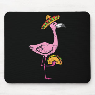 Mexican Flamingo Tacos Cute Cinco De Mayo Fiesta A Mouse Pad