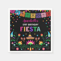 Mexican Floral Fiesta Birthday Party Favors