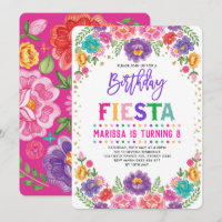 Mexican Floral Fiesta Nacho Average Birthday Party