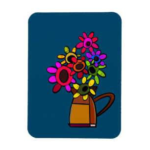 MEXICAN FLOWERS MAGNET