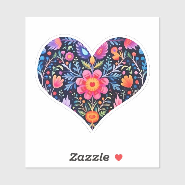 Mexican Folk Art Floral (Sheet)