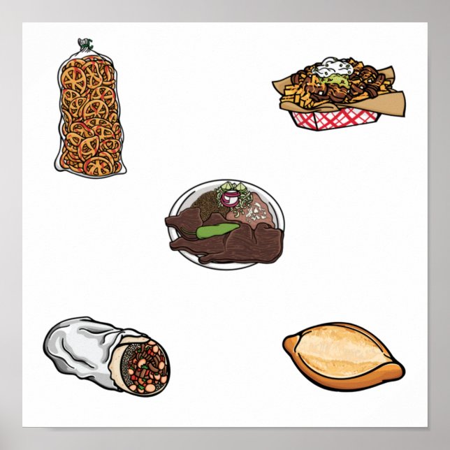 Mexican food collection poster (Front)