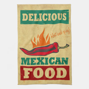 Mexican Food Kitchen Towel