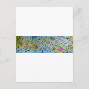 MEXICAN  FOOD POSTCARD