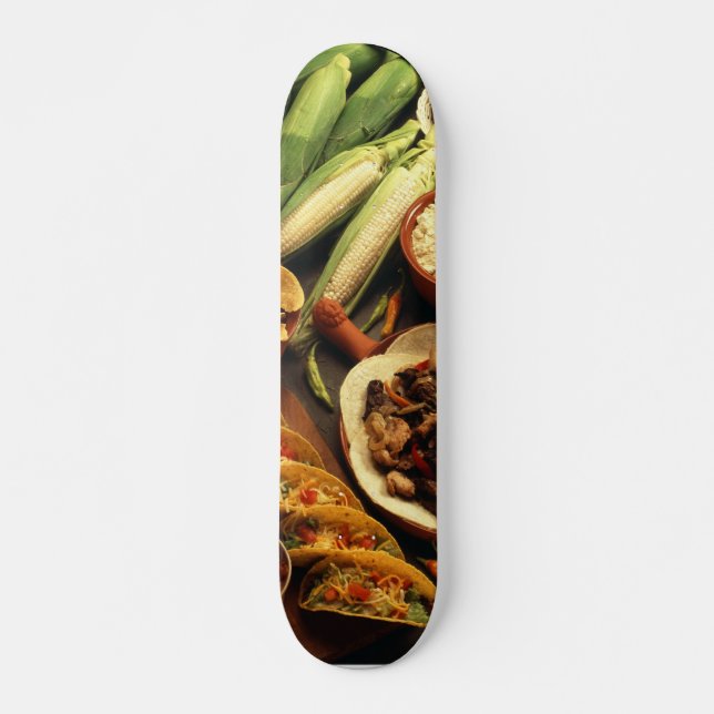 Mexican Food Skateboard (Front)