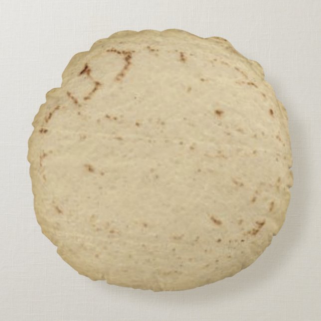 Mexican Food Tortilla Round Round Pillow (Front)