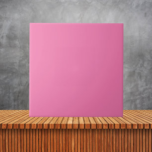 Mexican Fuchsia Soft Pink Plain Solid Colour Tile