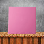 Mexican Fuchsia Soft Pink Plain Solid Colour Tile<br><div class="desc">Introducing our Mexican Fuchsia Soft Pink Plain Solid Colour Ceramic Tile, a delightful addition to your space. With its soft and inviting fuchsia pink hue, this tile brings a touch of warmth and charm to any room. Perfect for adding a pop of colour and personality to your kitchen, bathroom, or...</div>