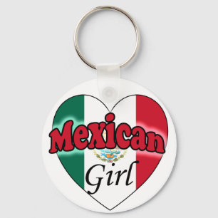 Mexican Girl Keychain