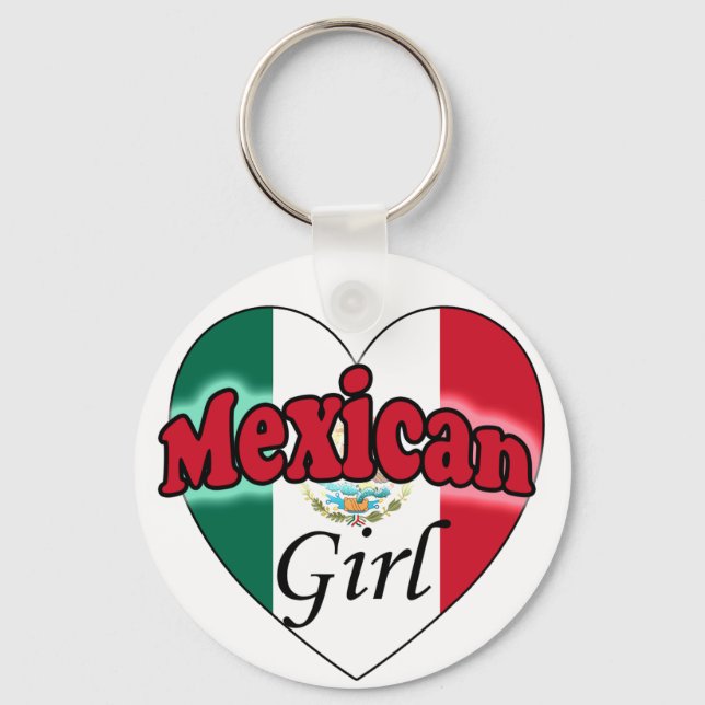 Mexican Girl Keychain (Front)