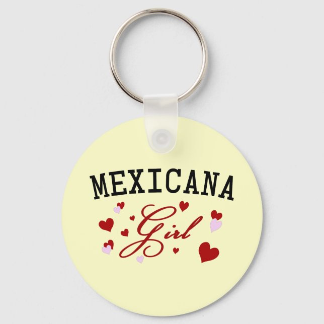 Mexican Girl Keychain (Front)