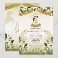 Mexican Girl Third Birthday White Floral