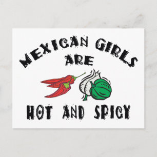 Mexican Girls Are Hot & Spicy Postcard