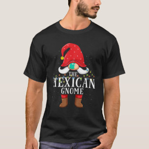 Mexican Gnome Matching Christmas Family Pajama T-Shirt