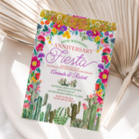 Mexican Gol 60th Wedding Anniversary Fiesta