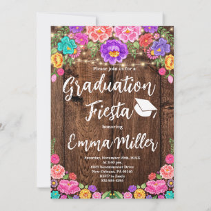 Mexican Graduation Fiesta Invitation