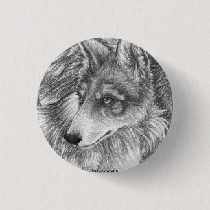Mexican Grey Wolf Pin