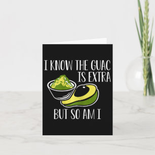 Mexican Guacamole Avocado Cinco De Mayo 1  Card