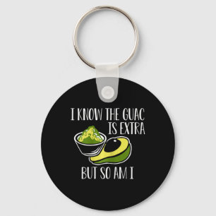 Mexican Guacamole Avocado Cinco De Mayo 1 Keychain