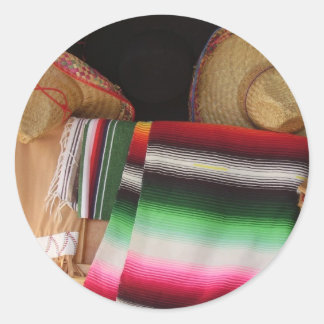 Mexican Heritage Classic Round Sticker