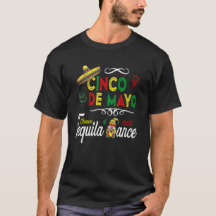 Mexican Holiday Sombrero Tequila Dance Gnome Cinco T-Shirt
