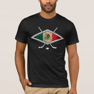 Mexican Ice Hockey Flag T-Shirt
