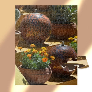 Mexican Inspired Botanical Garden Photographic Jigsaw Puzzle
