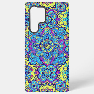 Mexican Inspired Design Yellow Blue Samsung Galaxy Case