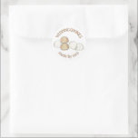 Mexican Italian Wedding Cookies Homemade Baked By Classic Round Sticker<br><div class="desc">Design features an original illustration of a slice of baklava, a traditional Greek pastry made with filo dough, nuts, and honey. This design is also available on other products. Lots of additional food prints are also available from this shop. Don't see what you're looking for? Need help with customization? Contact...</div>