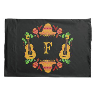 Mexican Items custom monogram pillowcases