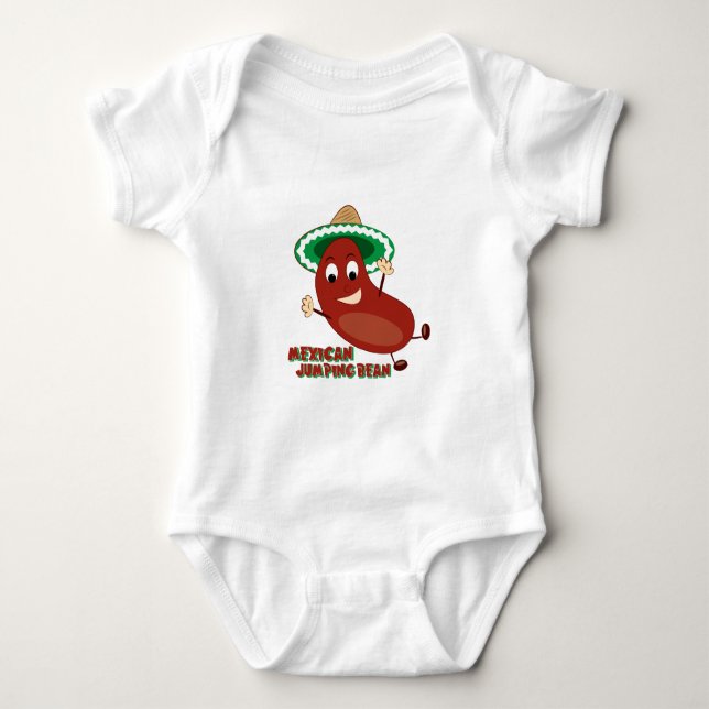 Mexican Jumping Bean Baby Bodysuit (Front)