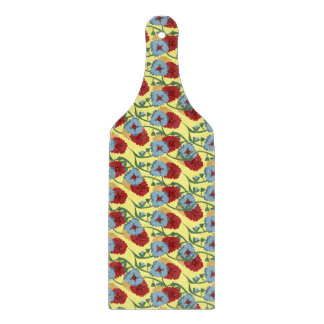 Mexican Kitchen Floral Folk Flower Vines Cutting Board