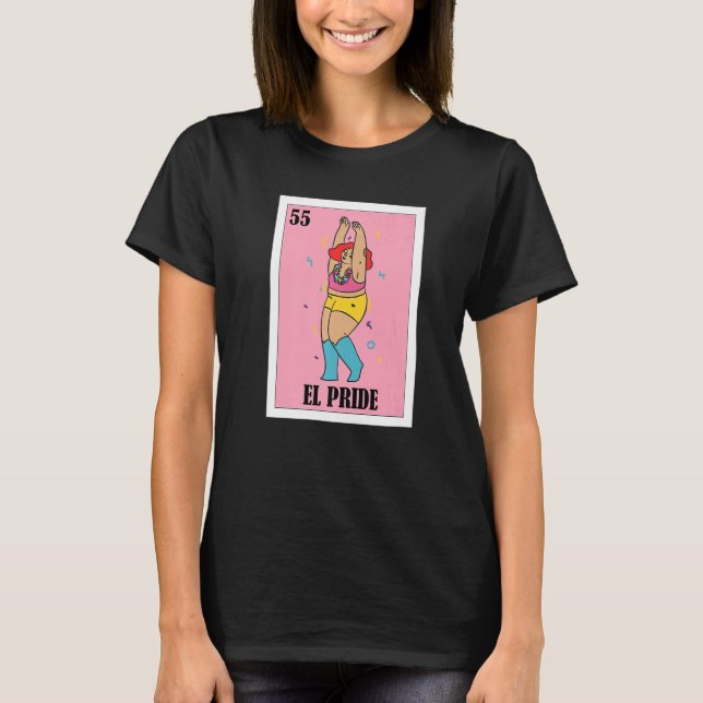 Mexican Lgbt  El Pride T-Shirt (Front)