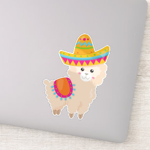 Mexican Llama, Cute Llama, Cute Alpaca, Sombrero