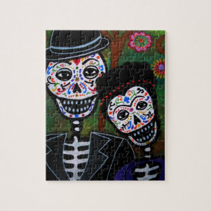 Mexican lovers Painting Jigsaw Puzzle
