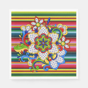 Mexican Mandala  Napkin