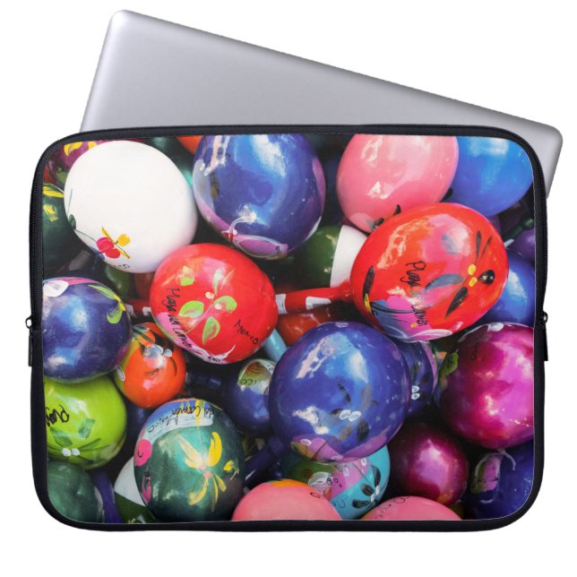 Mexican Maracas Laptop Sleeve (Front)