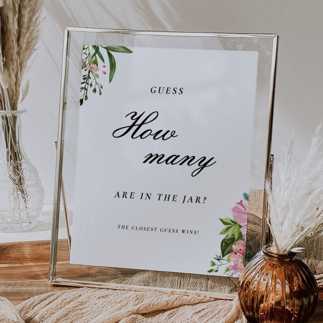 Mexican Margarita How Many Bridal Shower Sign (Creator Uploaded)