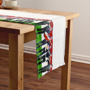 Mexican Mariachi Band Short Table Runner