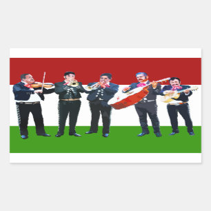 Mexican Mariachi Band Sticker