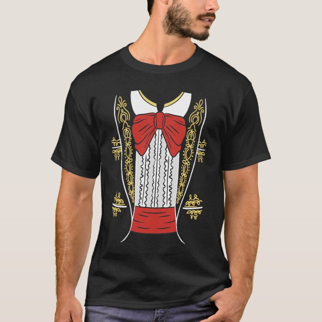 Mexican Mariachi Charro Cinco De Mayo Costume T-Shirt (Front)