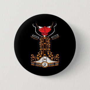 Mexican Mariachi Cinco De Mayo Costume Charro Cele 2 Inch Round Button