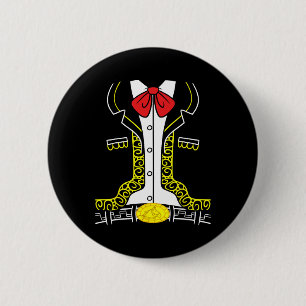 Mexican Mariachi Funny Cinco De Mayo  2 Inch Round Button