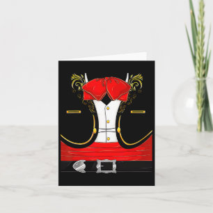 Mexican Mariachi Halloween Costume Charro Cinco De Card
