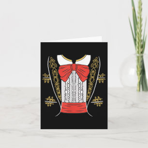 Mexican Mariachi Lazy Costume Tuxedo Cinco De Mayo Card