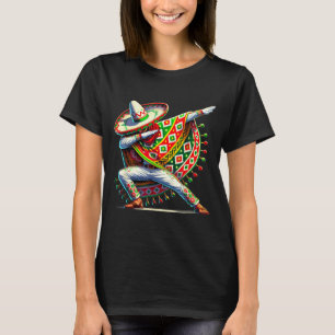 Mexican men dabbing poncho cinco de mayo dab T-Shirt