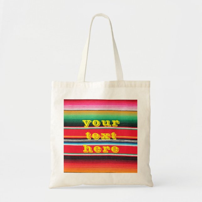 mexican mexico poncho serape background  tote bag (Front)