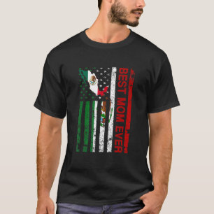 Mexican Mom Mexico Usa American Mother's Day T-Shirt
